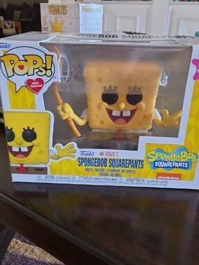 Funko SpongeBob SquarePants Rivet Yellow Vinyl Pop! Figure